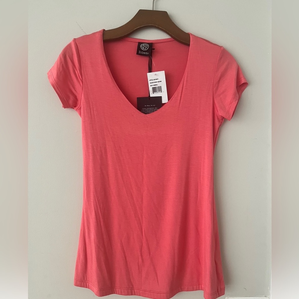 NWT Nordstrom Bobeau Knit Tee XS